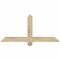 Ekena Millwork Eugene Rough Sawn Timber Gable Bracket, Douglas Fir, 48"W x 22"H x 2"D x 4"F, 11/12 Pitch GBW048X22X0204EUG00RDF - alternate 1